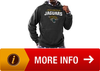 Jacksonville Jaguars Majestic NFL Critical Victory Hooded Sweatshirt Black On